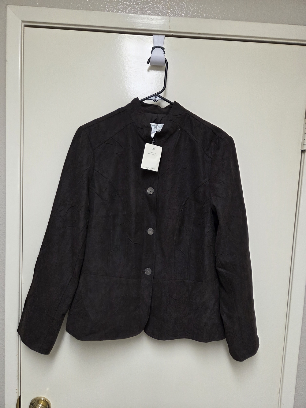 Vintage 90s Coldwater Creek Black Jacket Size Medium
